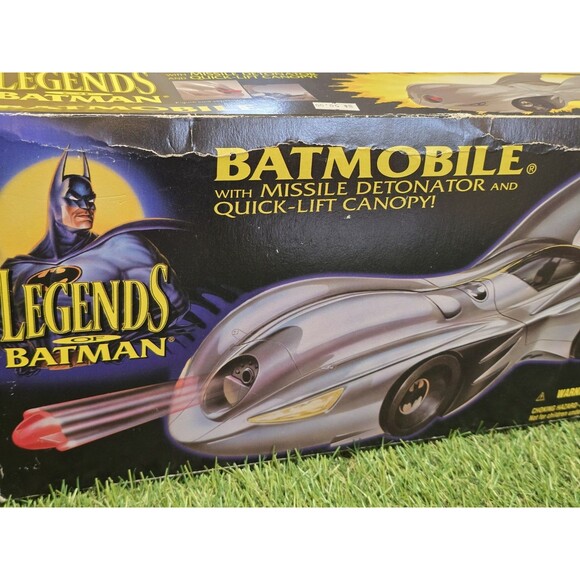 1994 Legends Batmobile Legends of Batman w/Missile Detonator Kenner Open Box TRU - Picture 4 of 16